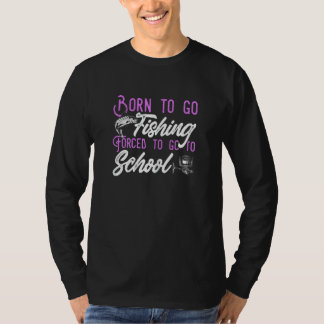 Fiskegrafik för tjejer Kvinnor Bassfiske 6 T Shirt