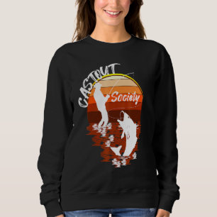Fiskegrafiskt ("Castout Society Large Mouth Bass O T Shirt