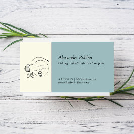 Fiskeguide/fiskare/fiskedödare Visitkort