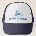 Fiskehatt | Born för fiske med båtdesign Keps<br><div class="desc">Fiskehatt | Born för att fiska med båtdesign. Roligtens presentidé för lyftande,  båtande och fiskentusiaster. Även underbar för pensionerade.</div>