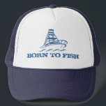 Fiskehatt | Born för fiske med båtdesign Keps<br><div class="desc">Fiskehatt | Born för att fiska med båtdesign. Roligtens presentidé för lyftande,  båtande och fiskentusiaster. Även underbar för pensionerade.</div>