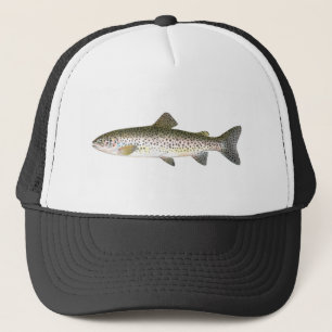 Fiskehatt - öringfisk keps