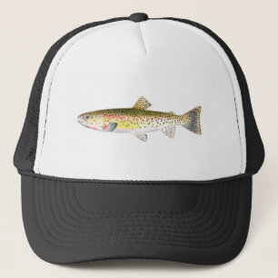 Fiskehatt - stenig bergforellfisk truckerkeps