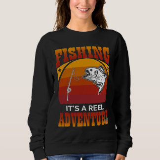 Fiskehjulsäventyr Solnedgångsdesign T Shirt
