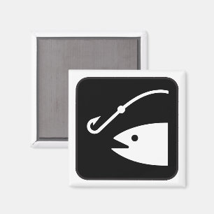 Fiskeikon Magnet