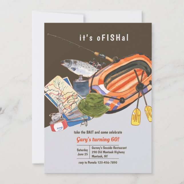 Fiskeinbjudan Inbjudningar (Framsida)