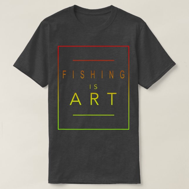 FiskeIs ArtFishermanAesthetic Hobby  T Shirt (Design framsida)