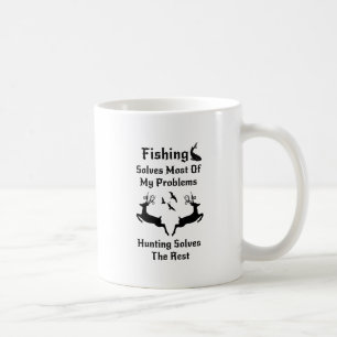 Fiskejaktgåvor för jägare kaffemugg