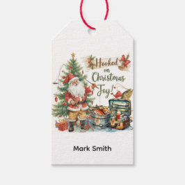 Fiskejul för fiske på älskare Square Presentetikett