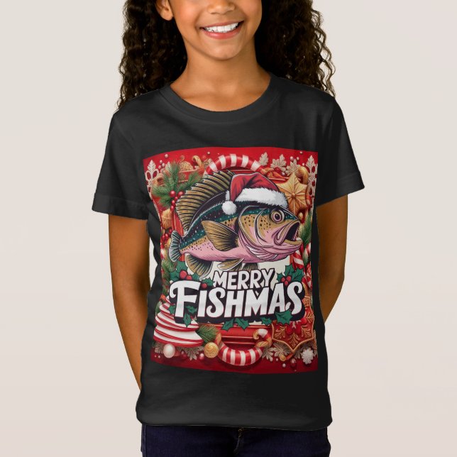 Fiskejulen T Shirt (Framsida)