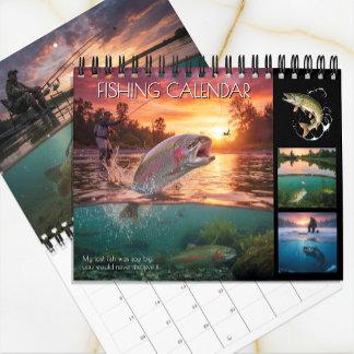 Fiskekalender 2027 / Pro, Fisk Foto Kalender