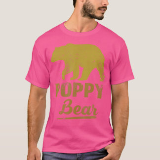 Fiskekampanj för vallmo med björn Pappa vid Fars d T Shirt