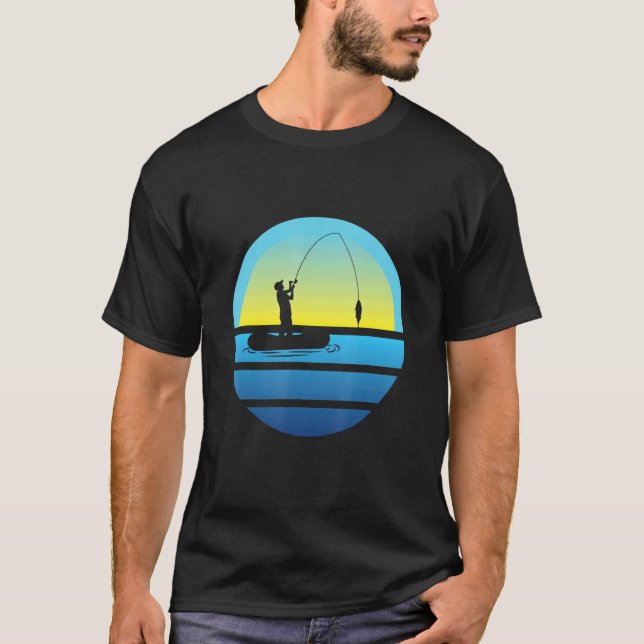 Fiskekläder Fiskedräkt Fiskeutrustning T Shirt (Framsida)