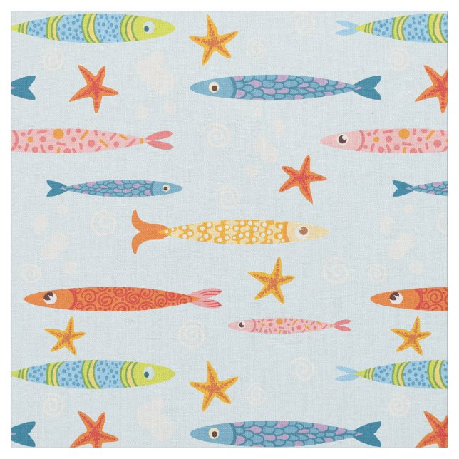 Fiskekola Roligten Tyg (Närbild)
