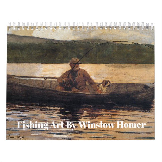 Fiskekonst av Winslow Homer Kalender (Omslag)