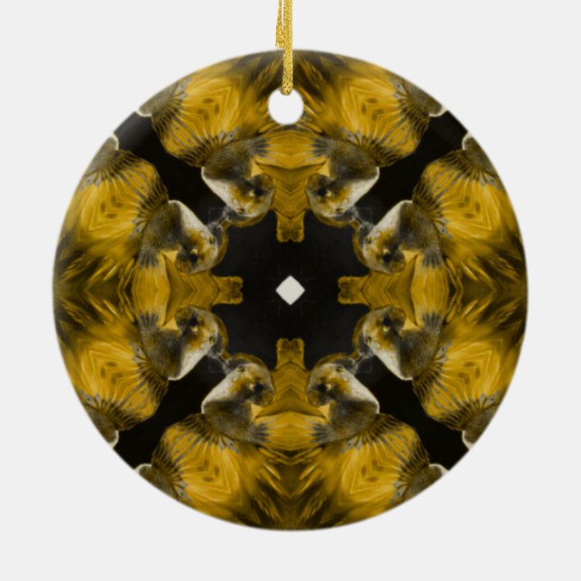 Fiskekonst Julgransprydnad Keramik (Baksidan)