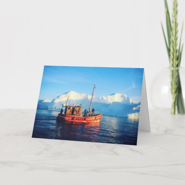 Fiskekort för arktiskt fiske kort (Framsida)