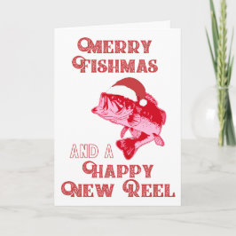 Fiskekort för God jul Helgkort