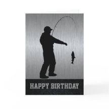 Fiskekort för grattis på födelsedagen