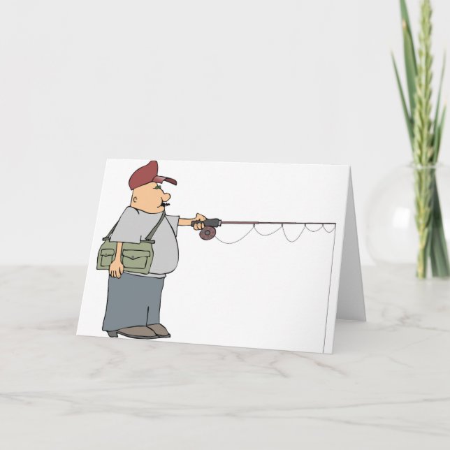 Fiskekort för män kort (Framsida)