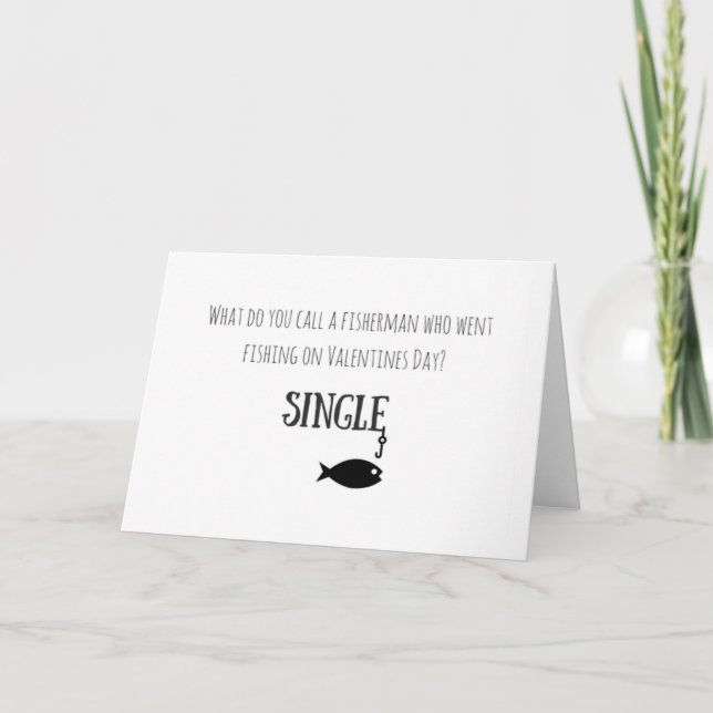 Fiskekort Valentines day Helgkort (Framsida)