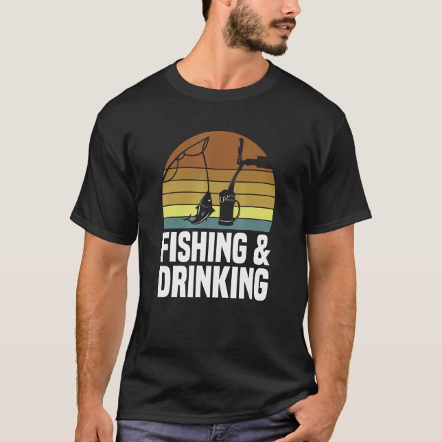 Fiskekrok Fisk 1 T Shirt (Framsida)