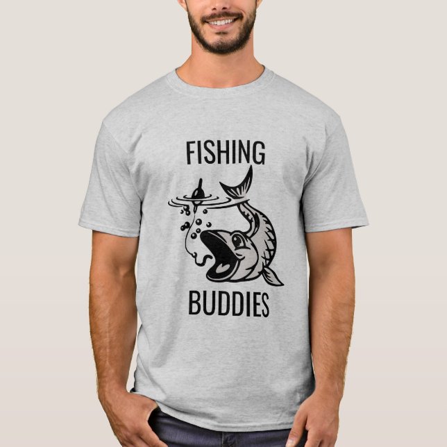 Fiskeledagar för fisk tee (Framsida)