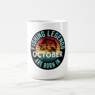 FISKELEGENDER Föds i oktober Kaffemugg