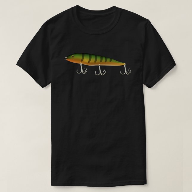 Fiskeloglek med krok t shirt (Design framsida)