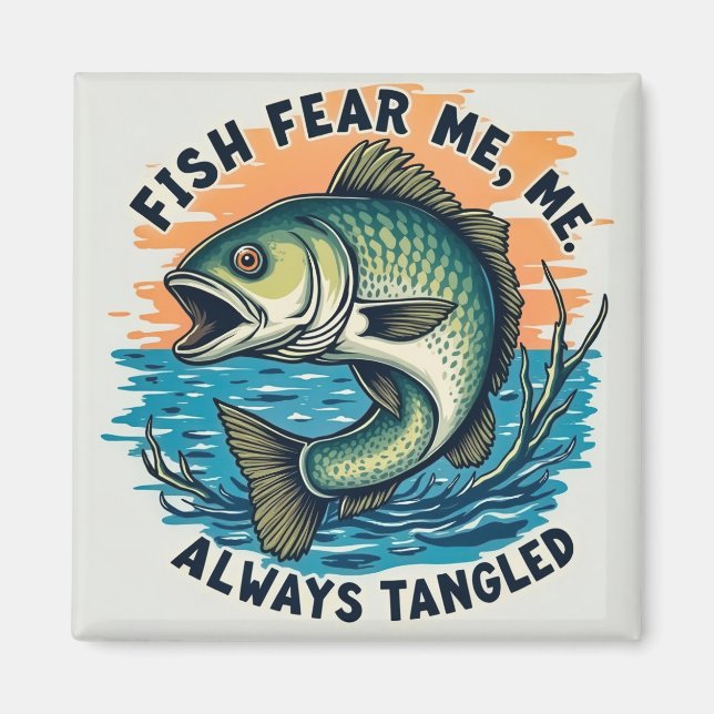 Fiskelycka Äventyr Magnet (Framsidan)