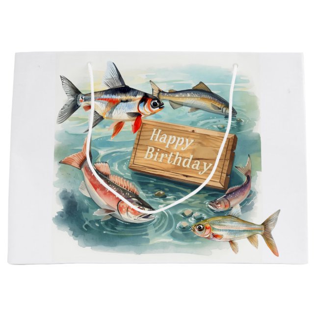 Fiskelycka Birthday  (Framsidan)
