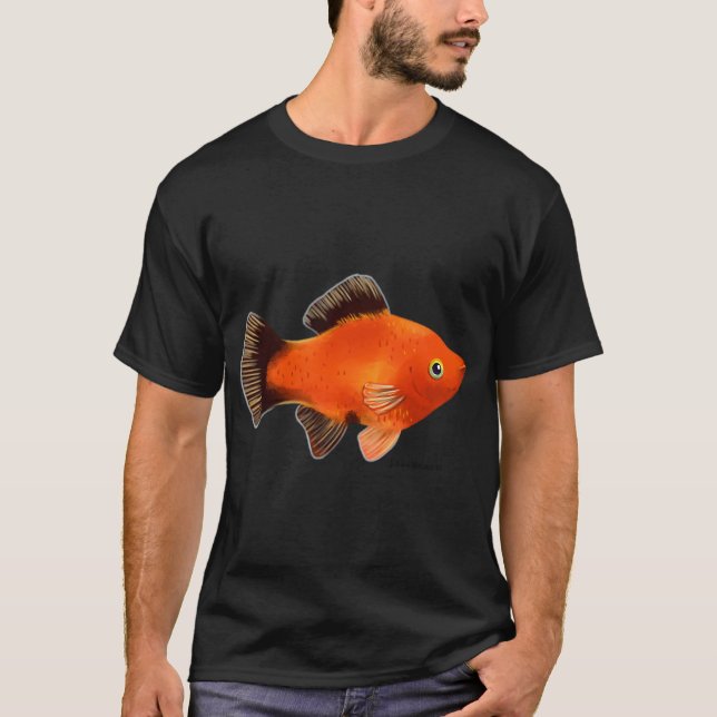 Fiskemamma T Shirt (Framsida)