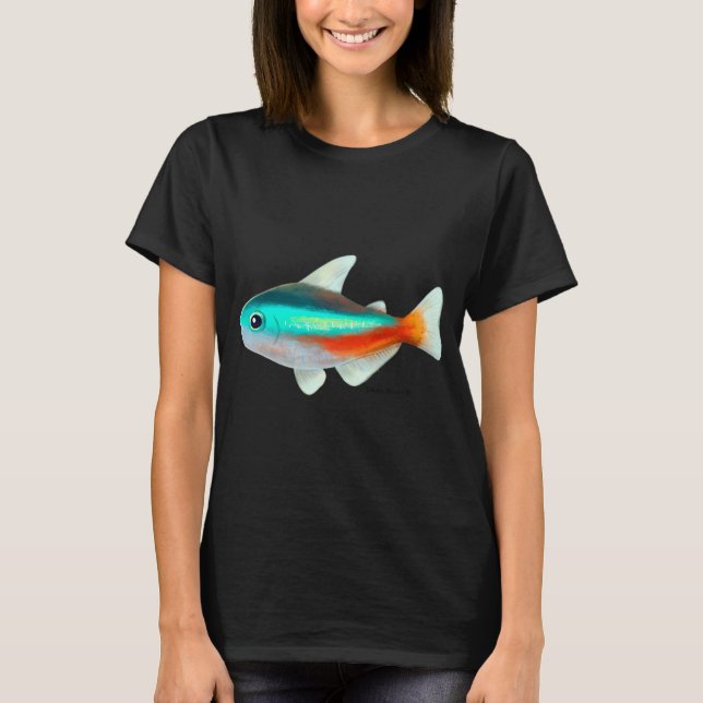 Fiskemamma T Shirt (Framsida)
