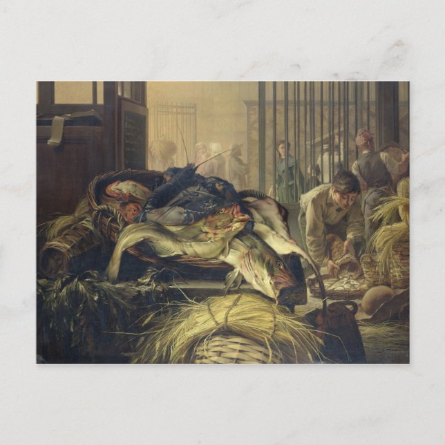 Fiskemarknaden Vykort (Framsida)