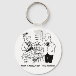 Fiskemöjtnant erbjuder Vicar Heliga Mackerel. Funn Nyckelring