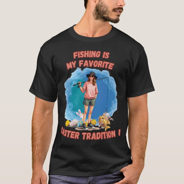 Fiskemor och baby matchande s present t shirt (Framsida)