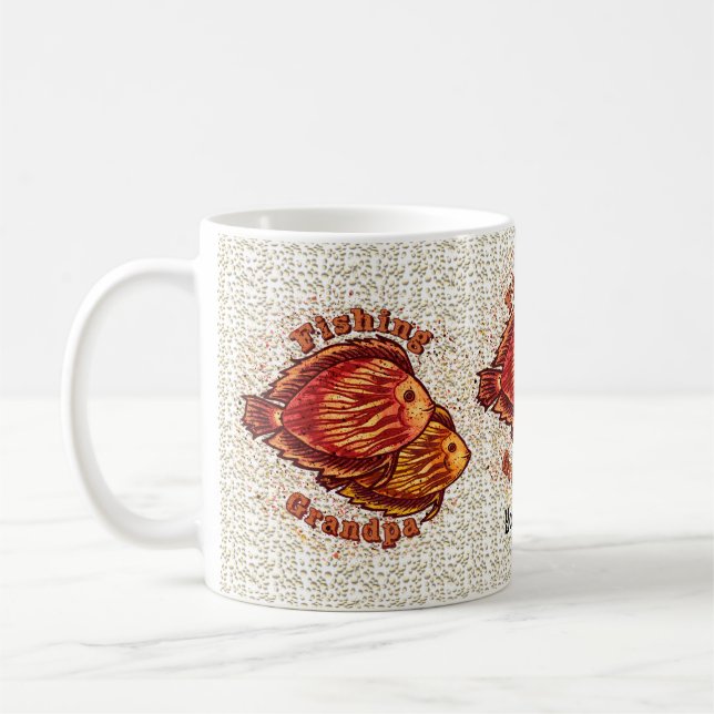 Fiskemorfar mugg  (Vänster)