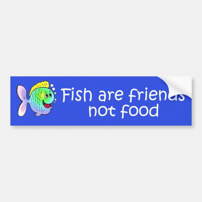 fisken är vänbildekalet bildekal (Framsidan)