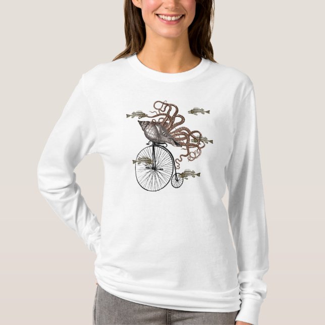 Fisken behöver en cykel t-shirt (Framsida)