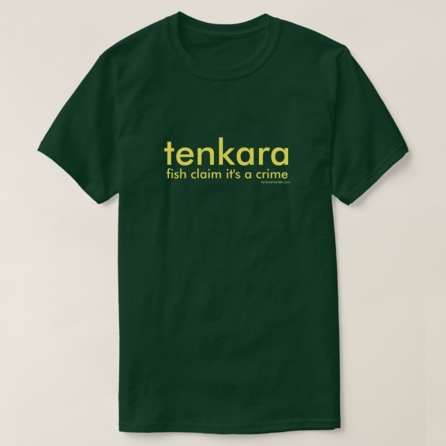 fisken fordrar det är en brotts- Tshirt Tröja (Design framsida)