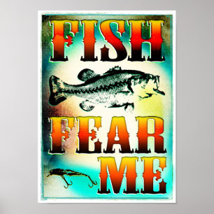Fisken fruktar mig affischen poster