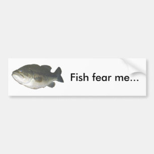 Fisken fruktar mig… bildekal