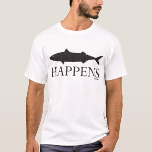 Fisken händer den Lakebum T-tröja Tee Shirt
