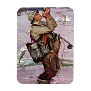 Fisken hoppar magnet