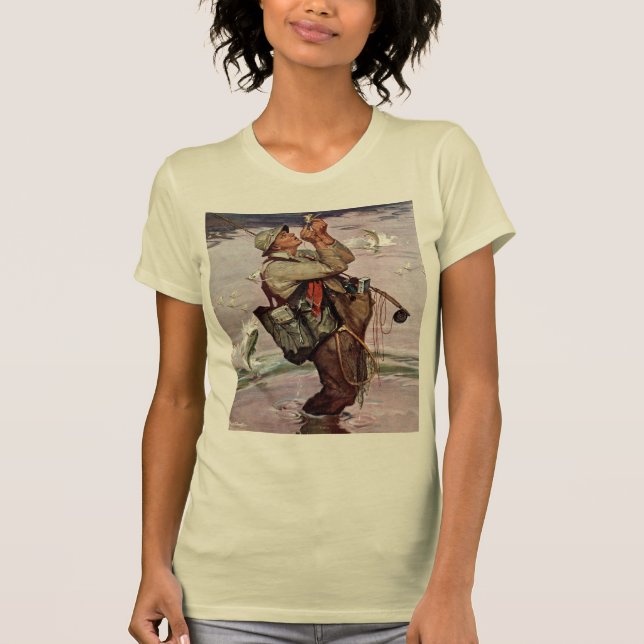 Fisken hoppar tee shirt (Framsida)