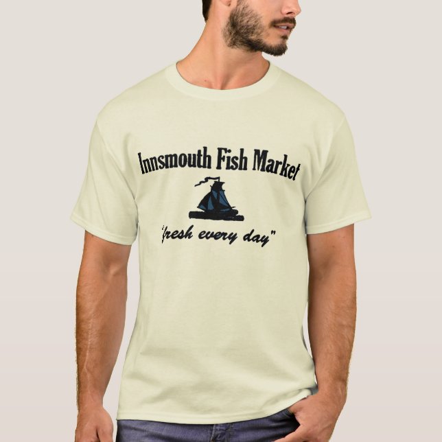Fisken marknadsför t shirt (Framsida)