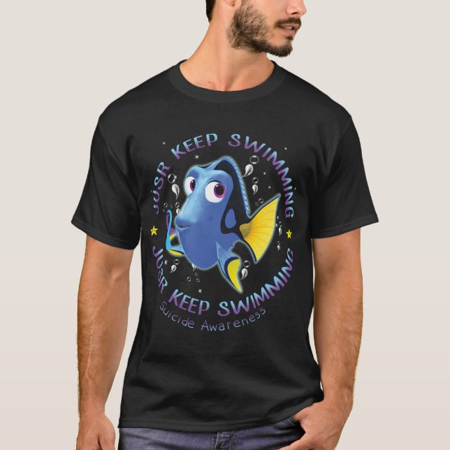 Fisken simmar bara vidare t shirt (Framsida)