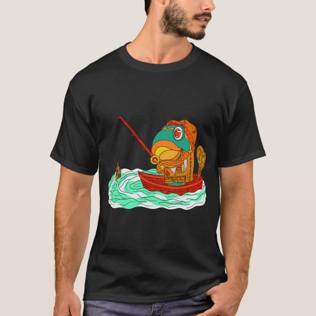 Fisken som blev fiskare t shirt (Framsida)