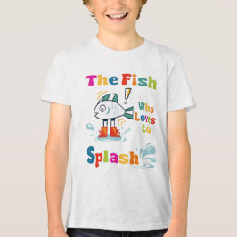 Fisken som kärlek till stänk t shirt