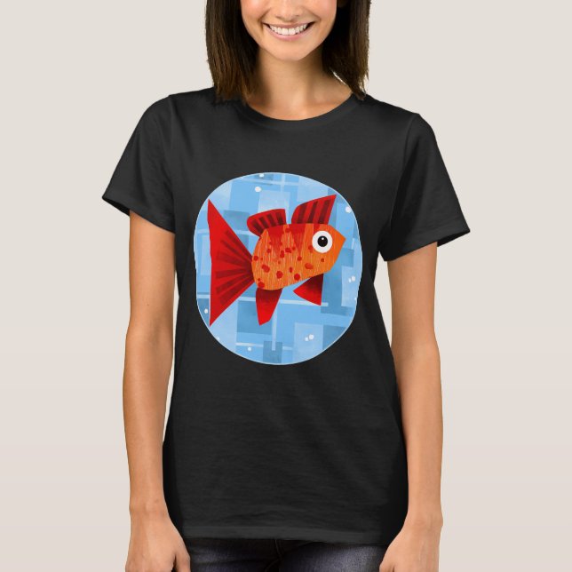 fisken t shirt (Framsida)